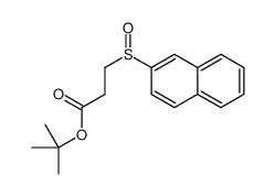 tert-butyl 3-naphthalen-2-ylsulfinylpropanoate结构式