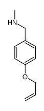 N-[4-(ALLYLOXY)BENZYL]-N-METHYLAMINE结构式