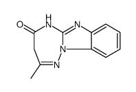 3H-[1,2,4]Triazepino[2,3-a]benzimidazol-4(5H)-one, 2-methyl Structure