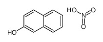 naphthalen-2-ol,nitric acid Structure