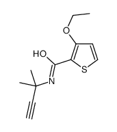 3-ethoxy-N-(2-methylbut-3-yn-2-yl)thiophene-2-carboxamide Structure