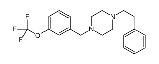 1-(2-phenylethyl)-4-[[3-(trifluoromethoxy)phenyl]methyl]piperazine Structure
