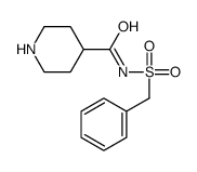 N-(苄基磺酰基)-哌啶-4-羧酰胺结构式