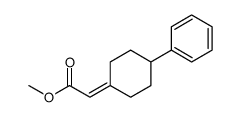 methyl 2-(4-phenylcyclohexylidene)acetate Structure