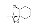 1-trimethylsilyl-t-2-chlorocyclohexan-r-1-ol Structure