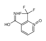 1-oxido-2-(trifluoromethyl)pyridin-1-ium-3-carboxamide Structure