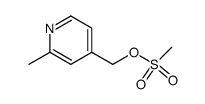 methanesulfonic acid 2-methyl-pyridin-4-ylmethyl ester结构式