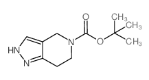 6,7-二氢-2H-吡唑并[4,3-c]吡啶-5(4h)-羧酸叔丁酯结构式