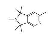 1,1,2,3,3,6-hexamethylpyrrolo[3,4-c]pyridine结构式