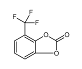 1,3-Benzodioxol-2-one, 4-(trifluoromethyl)结构式