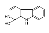 1-methyl-2,9-dihydropyrido[3,4-b]indol-1-ol结构式