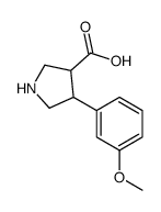 (3S,4R)-4-(3-methoxyphenyl)pyrrolidine-3-carboxylic acid picture