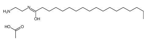 N-(2-aminoethyl)stearamide monoacetate Structure