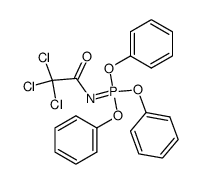 trichloroacetyl-triphenoxyphosphoranyliden-amine结构式