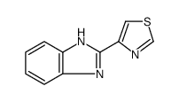 1H-Benzimidazole, 2-(4-thiazolyl) Structure