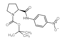 tert-butyl 2-[(4-nitrophenyl)carbamoyl]pyrrolidine-1-carboxylate Structure