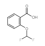 2-(二氟甲氧基)苯甲酸结构式