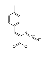 methyl 2-azido-3-(4-methylphenyl)prop-2-enoate结构式