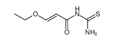 (3t-ethoxy-acryloyl)-thiourea Structure
