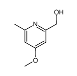 2-(hydroxymethyl)-4-methoxy-6-methylpyridine结构式
