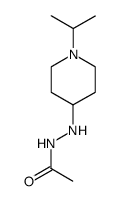 acetic acid-[N'-(1-isopropyl-[4]piperidyl)-hydrazide]结构式