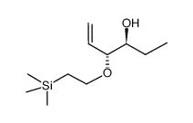 (3R*,4S*)-4-<2-(trimethylsilyl)ethoxy>-5-hexen-3-ol Structure