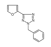 2-benzyl-5-(furan-2-yl)-2H-tetrazole Structure