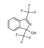 1,3-Bis-trifluoromethyl-1H-isoindol-1-ol Structure