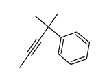 4-methyl-4-phenyl-2-pentyne结构式