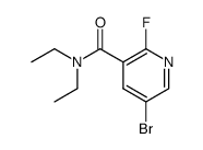 5-bromo-N,N-diethyl-2-fluoronicotinamide Structure