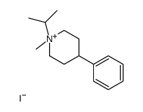 1-ISOPROPYL-1-METHYL-4-PHENYLPIPERIDINIUM IODIDE Structure