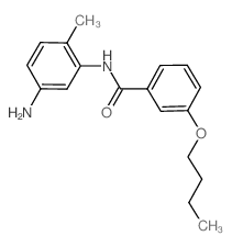 N-(5-Amino-2-methylphenyl)-3-butoxybenzamide结构式