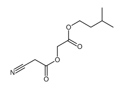 [2-(3-methylbutoxy)-2-oxoethyl] 2-cyanoacetate结构式