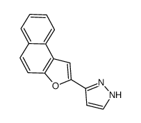 3-(naphtho[1,2-b]furan-2-yl)-1H-pyrazole结构式