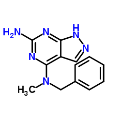 N4-Benzyl-N4-methyl-1H-pyrazolo[3,4-d]pyrimidine-4,6-diamine Structure