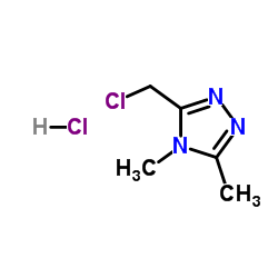 3-(CHLOROMETHYL)-4,5-DIMETHYL-4H-1,2,4-TRIAZOLE HYDROCHLORIDE图片