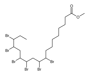 methyl 9,10,12,13,15,16-hexabromooctadecanoate Structure