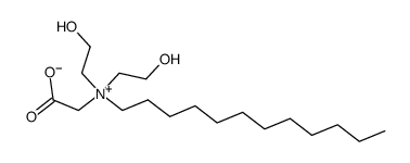 1-Dodecanaminium, N-(carboxymethyl)-N,N-bis(2-hydroxyethyl)-, inner salt结构式