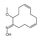 N-(12-methoxycyclododeca-4,8-dien-1-ylidene)hydroxylamine Structure
