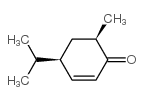 2-Cyclohexen-1-one,6-methyl-4-(1-methylethyl)-,(4R-cis)-(9CI)结构式