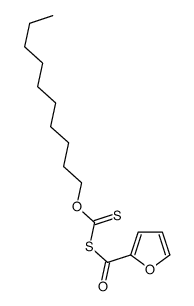 O-decyl furan-2-carbonylsulfanylmethanethioate结构式