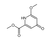 methyl 6-methoxy-4-oxo-1H-pyridine-2-carboxylate Structure