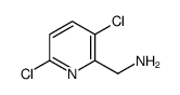 (3,6-dichloropyridin-2-yl)methanamine结构式