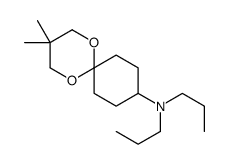 3,3-dimethyl-N,N-dipropyl-1,5-dioxaspiro[5.5]undecan-9-amine结构式