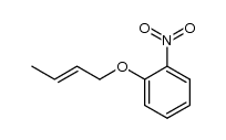 (E)-1-(but-2-en-1-yloxy)-2-nitrobenzene结构式