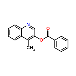 4-Methyl-3-quinolinyl benzoate Structure