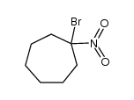 1-bromo-1-nitrocycloheptane Structure