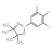 2-(3,5-DICHLORO-4-FLUOROPHENYL)-4,4,5,5-TETRAMETHYL-1,3,2-DIOXABOROLANE picture