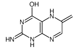 4(1H)-Pteridinone,2-amino-5,6-dihydro-6-methylene-(9CI) structure