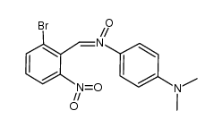 2-Bromo-6-nitrobenzylidene(p-dimethylaminophenyl)amine N-Oxide Structure